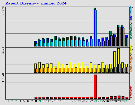 Raport Dzienny -  marzec 2024